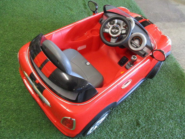 Mini Cooper S Coupe accuvoertuig 6 Volt rood